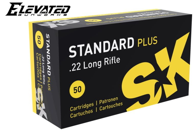 Photo of Box of SK Standard Plus .22 Long Rifle Ammunition